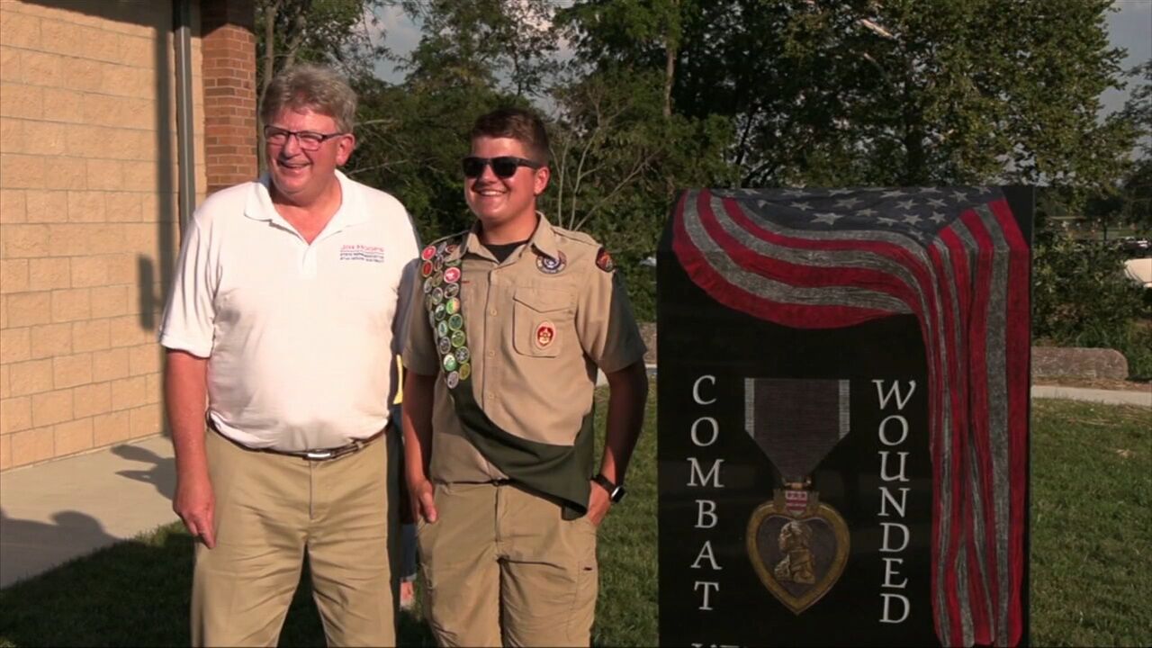 Freedom Square and Purple Heart Memorial get dedicated during Fort Fest